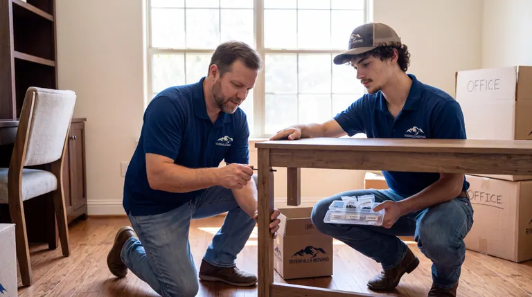 Disassembly + Reassembly — RiverHills Moving