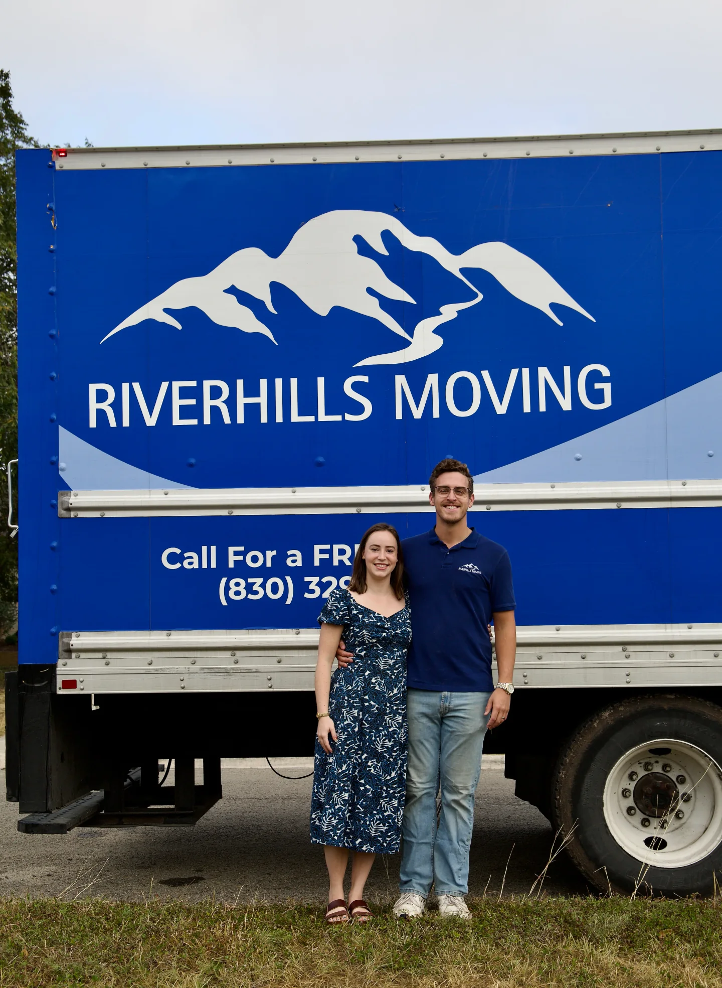 Jackson Williams, owner of RiverHills Moving, helping with a residential move
